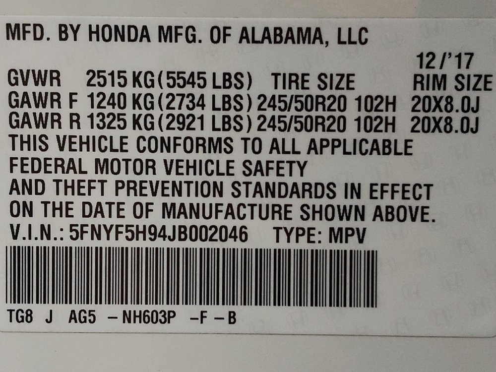 Used 2018 Honda Pilot Touring image 33