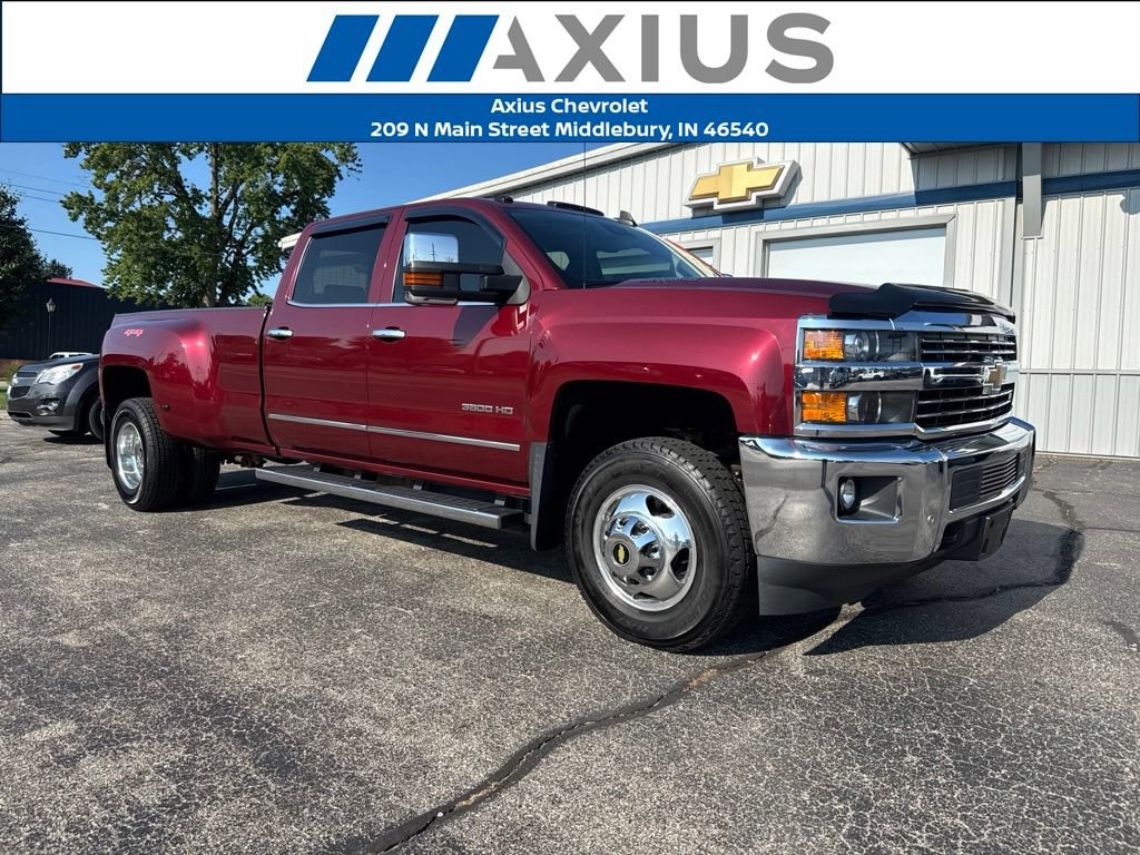 Used 2015 Chevrolet Silverado 3500 LTZ w/ Duramax Plus Package AWD/4WD image 1