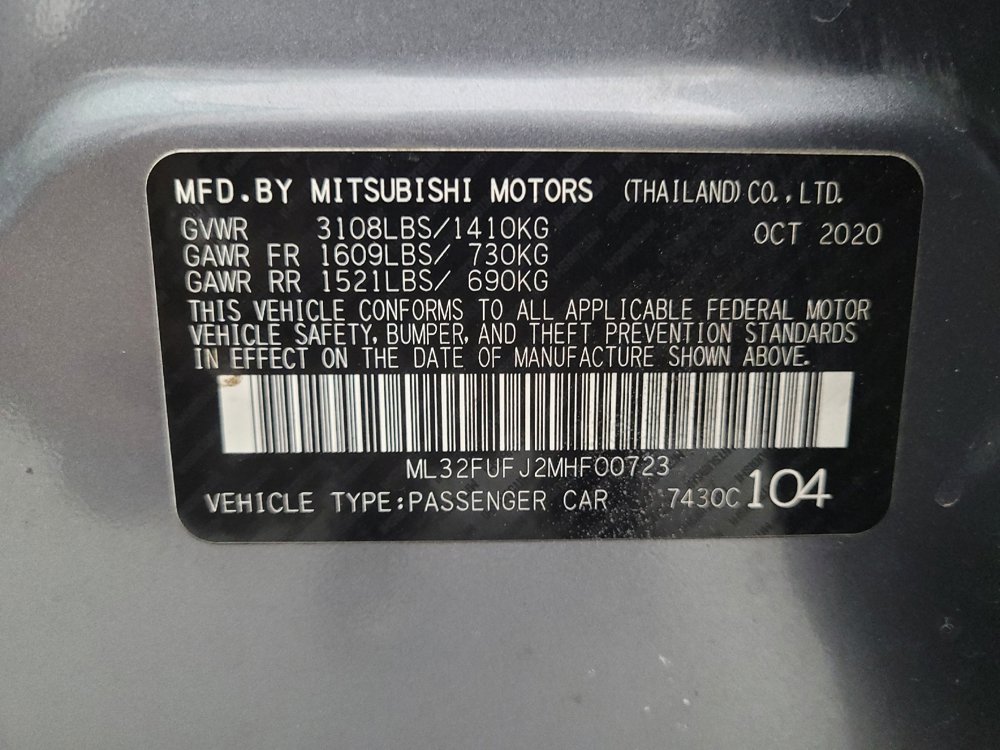Used 2021 Mitsubishi Mirage G4 LE image 33