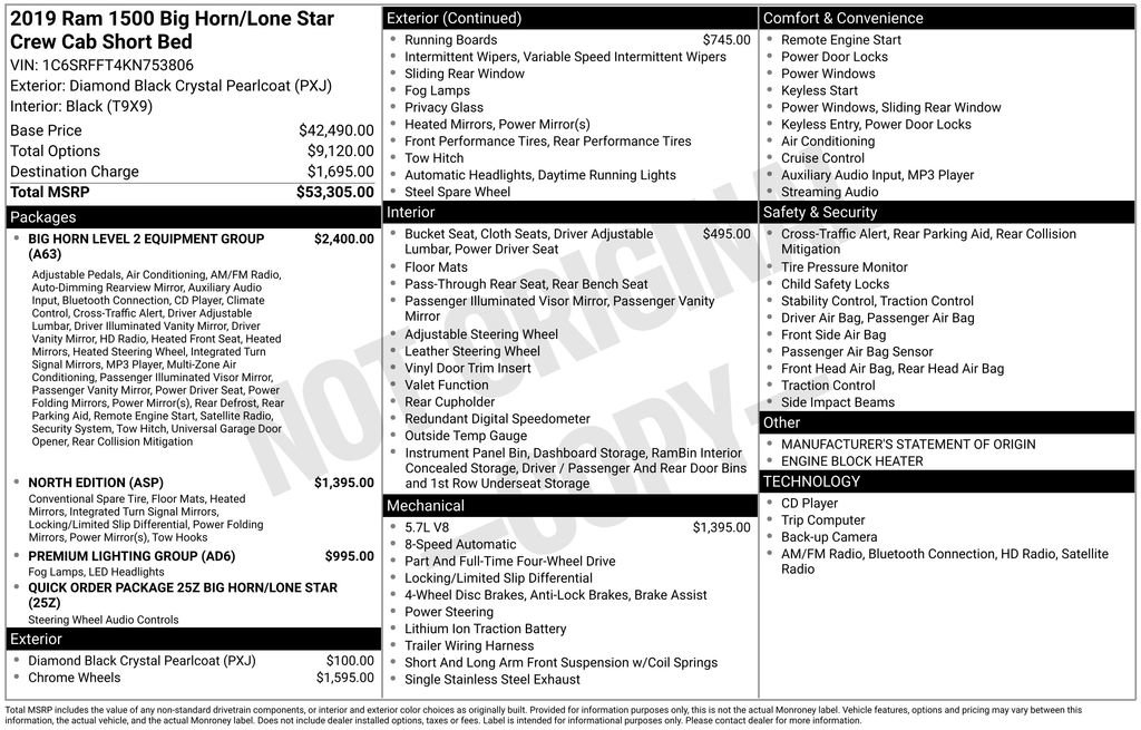 Used 2019 RAM 1500 Big Horn image 12