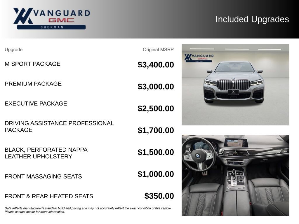 Used 2022 BMW 740i xDrive w/ M Sport Package image 9