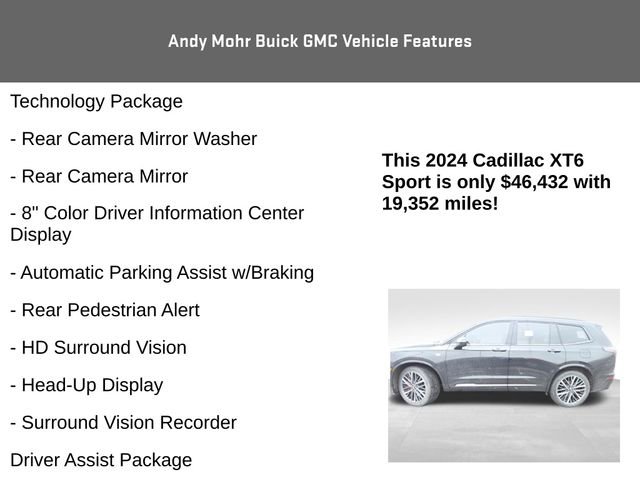 Used 2024 Cadillac XT6 Sport image 12