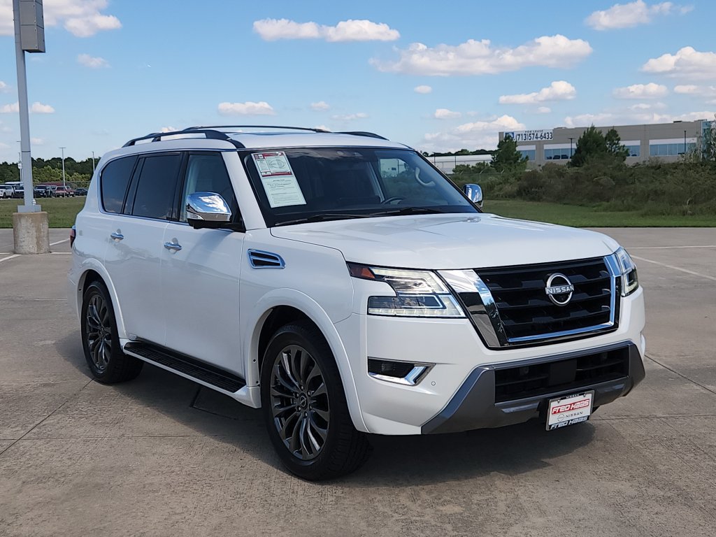 Used 2024 Nissan Armada Platinum w/ Captain's Chairs Package AWD/4WD image 3