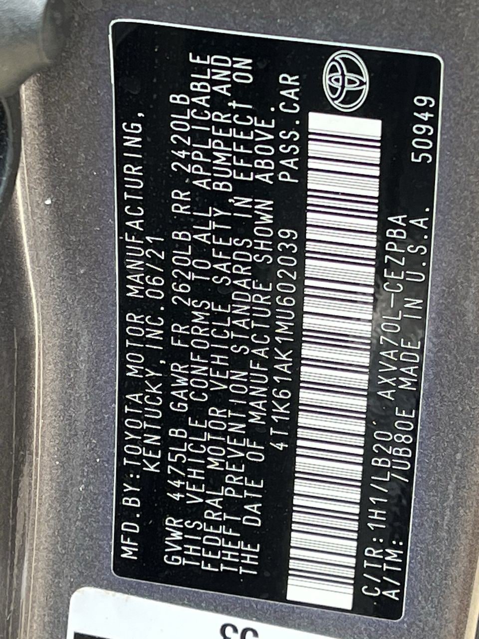 Used 2021 Toyota Camry XSE FWD image 29