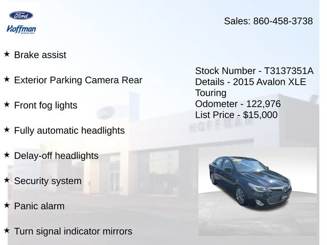 Used 2015 Toyota Avalon XLE Touring FWD image 25