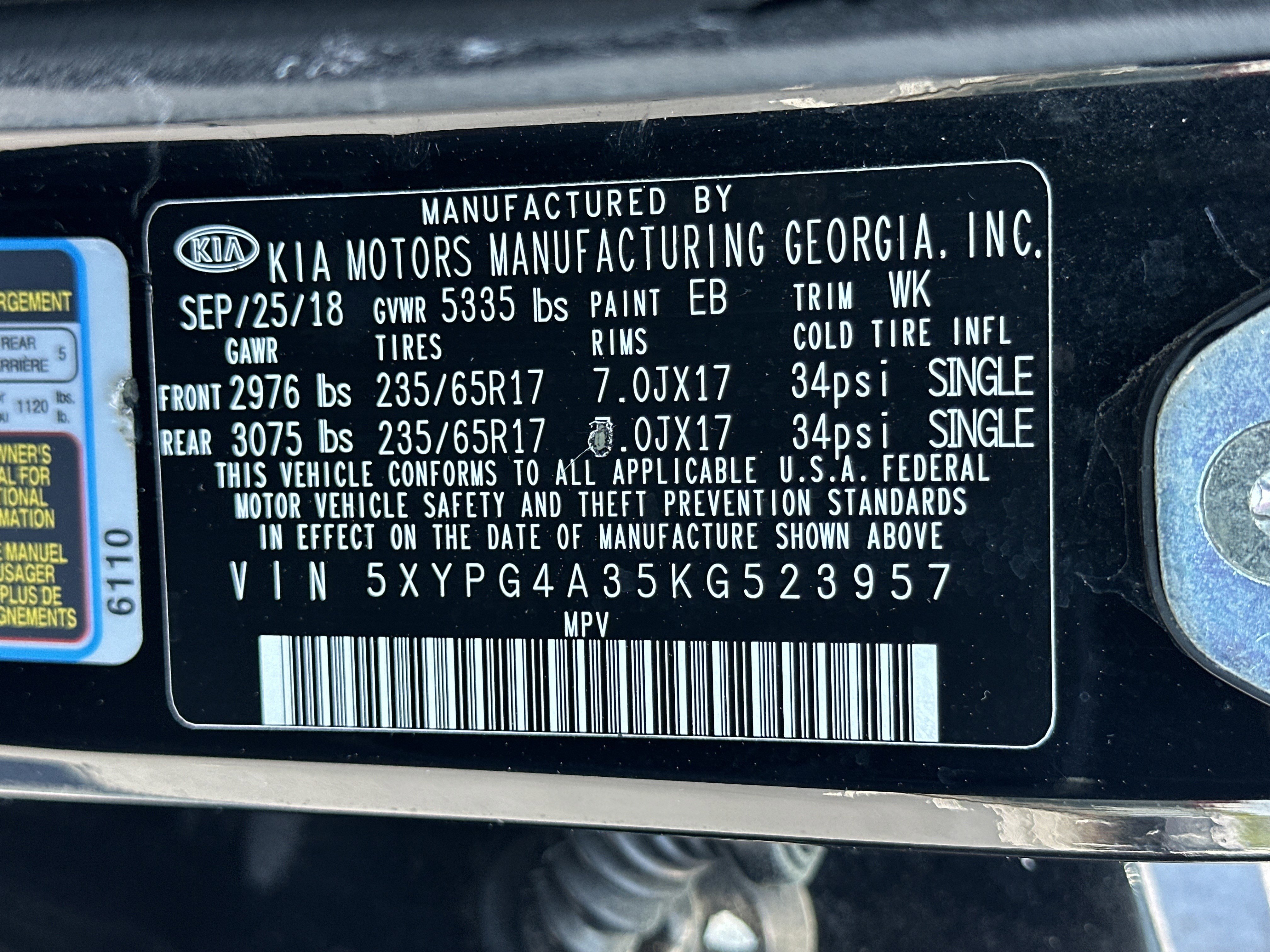 Used 2019 Kia Sorento L image 28