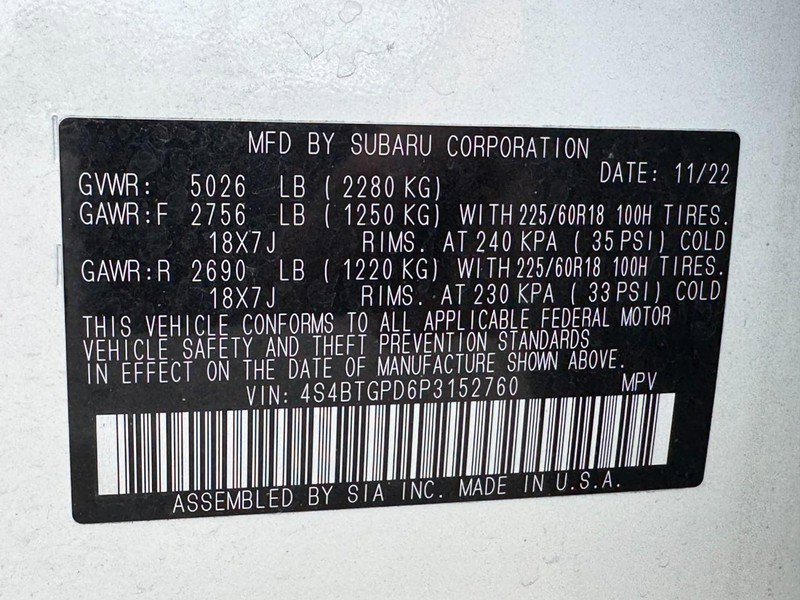 Used 2023 Subaru Outback Touring XT AWD/4WD image 25
