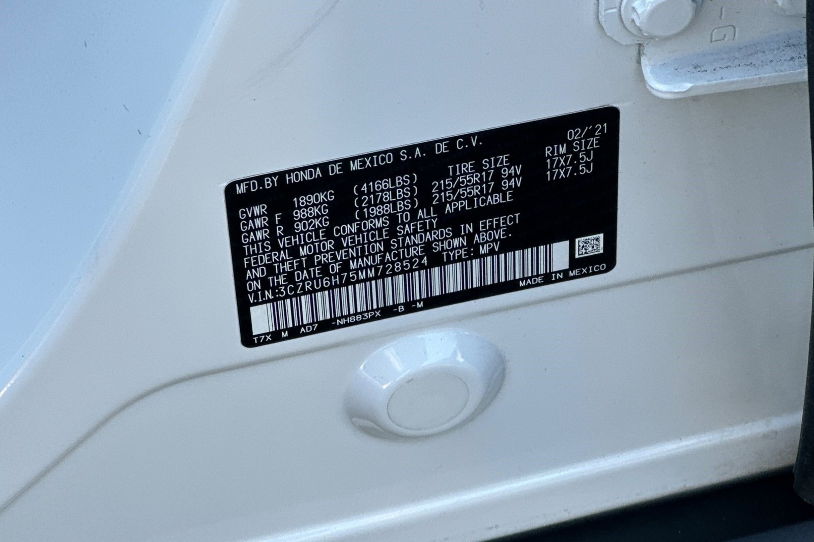 Used 2021 Honda HR-V EX-L image 21