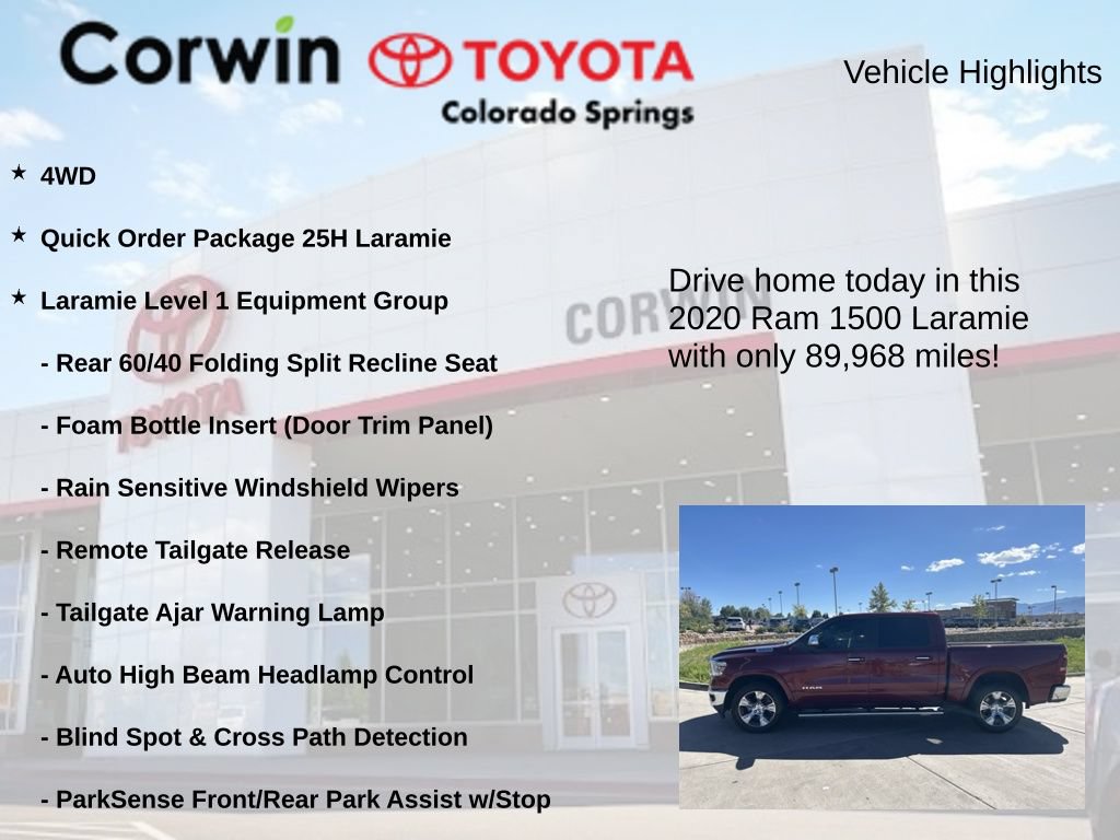 Used 2020 RAM 1500 Laramie AWD/4WD image 7