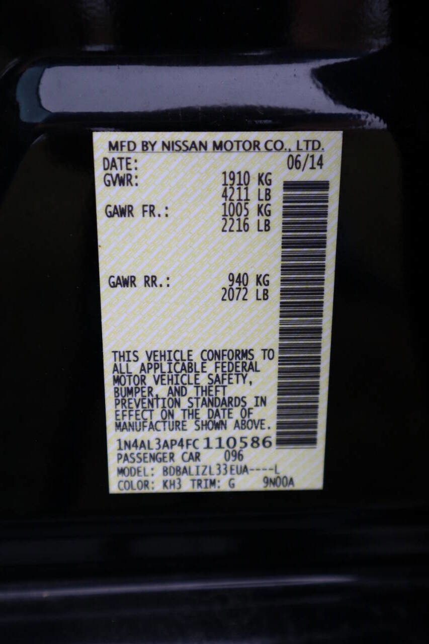 Used 2015 Nissan Altima 2.5 SV image 37