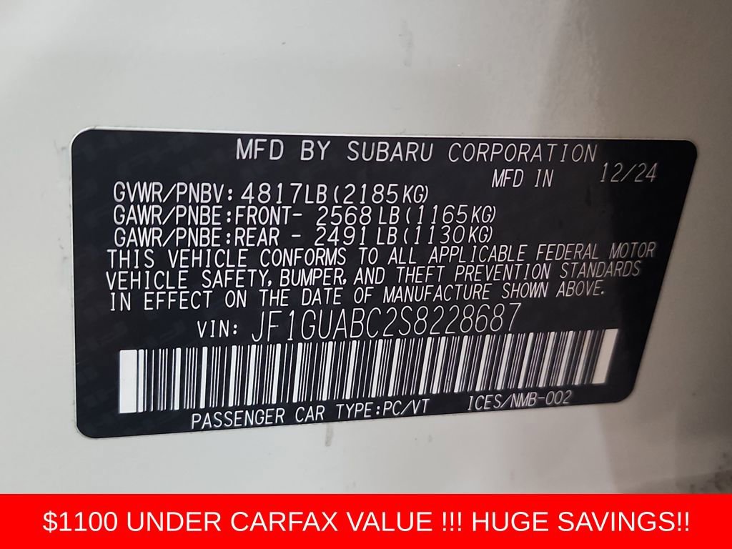 Used 2025 Subaru Impreza 2.0i image 54