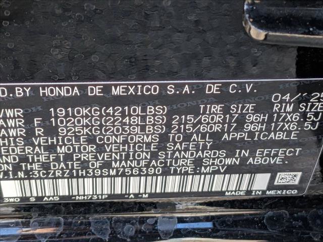 Certified 2025 Honda HR-V LX image 23