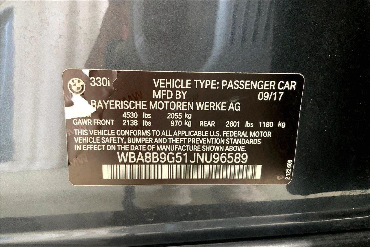 Used 2018 BMW 330i Sedan RWD image 33