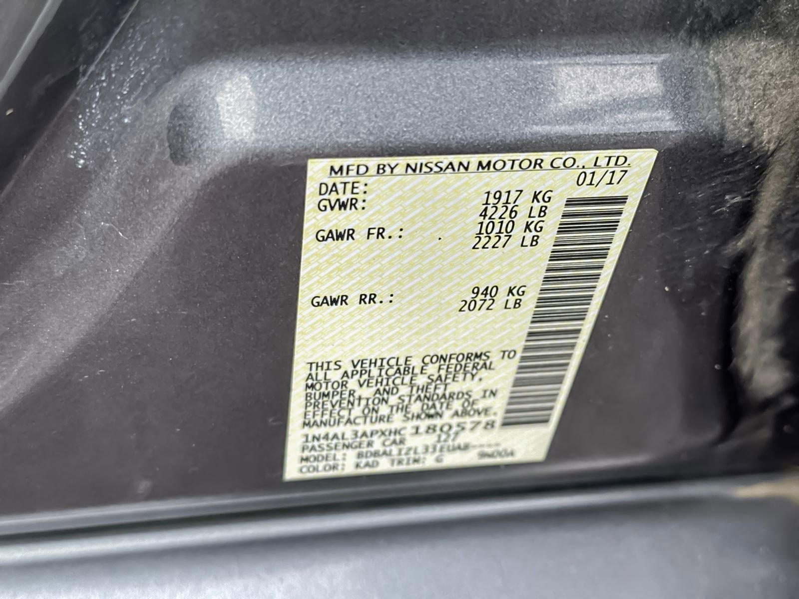 Used 2017 Nissan Altima 2.5 SV image 28