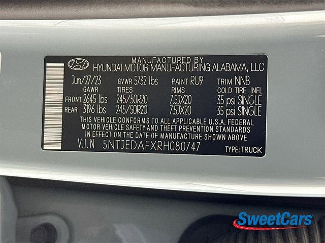 Used 2024 Hyundai Santa Cruz Limited image 60