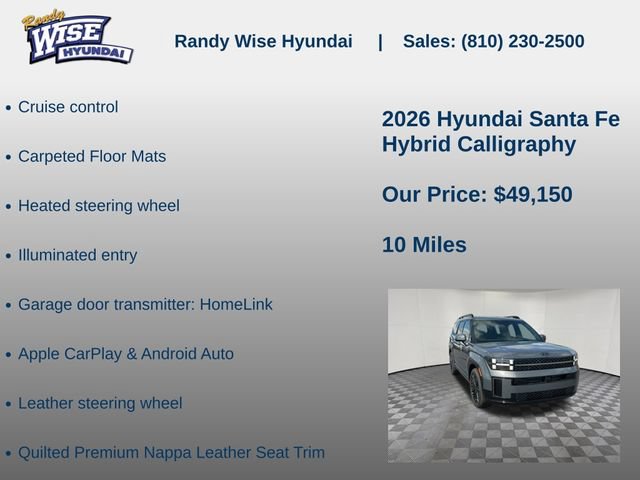 New 2026 Hyundai Santa Fe Calligraphy AWD/4WD image 15