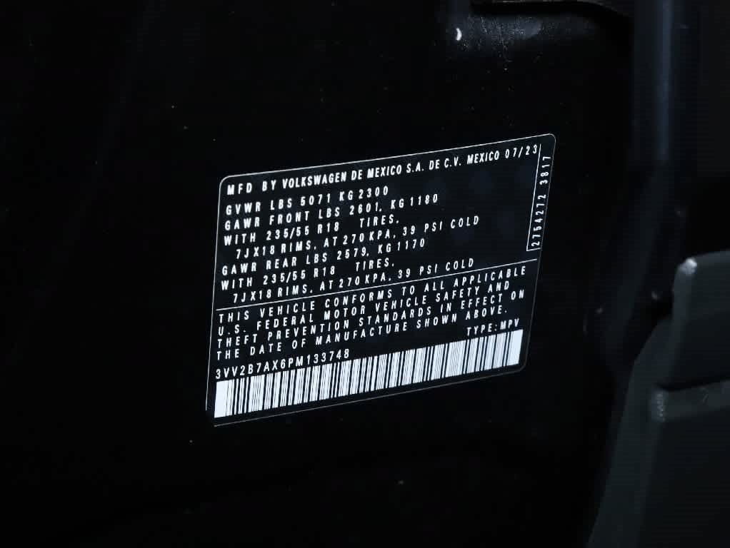 Certified 2023 Volkswagen Tiguan SE AWD/4WD image 20