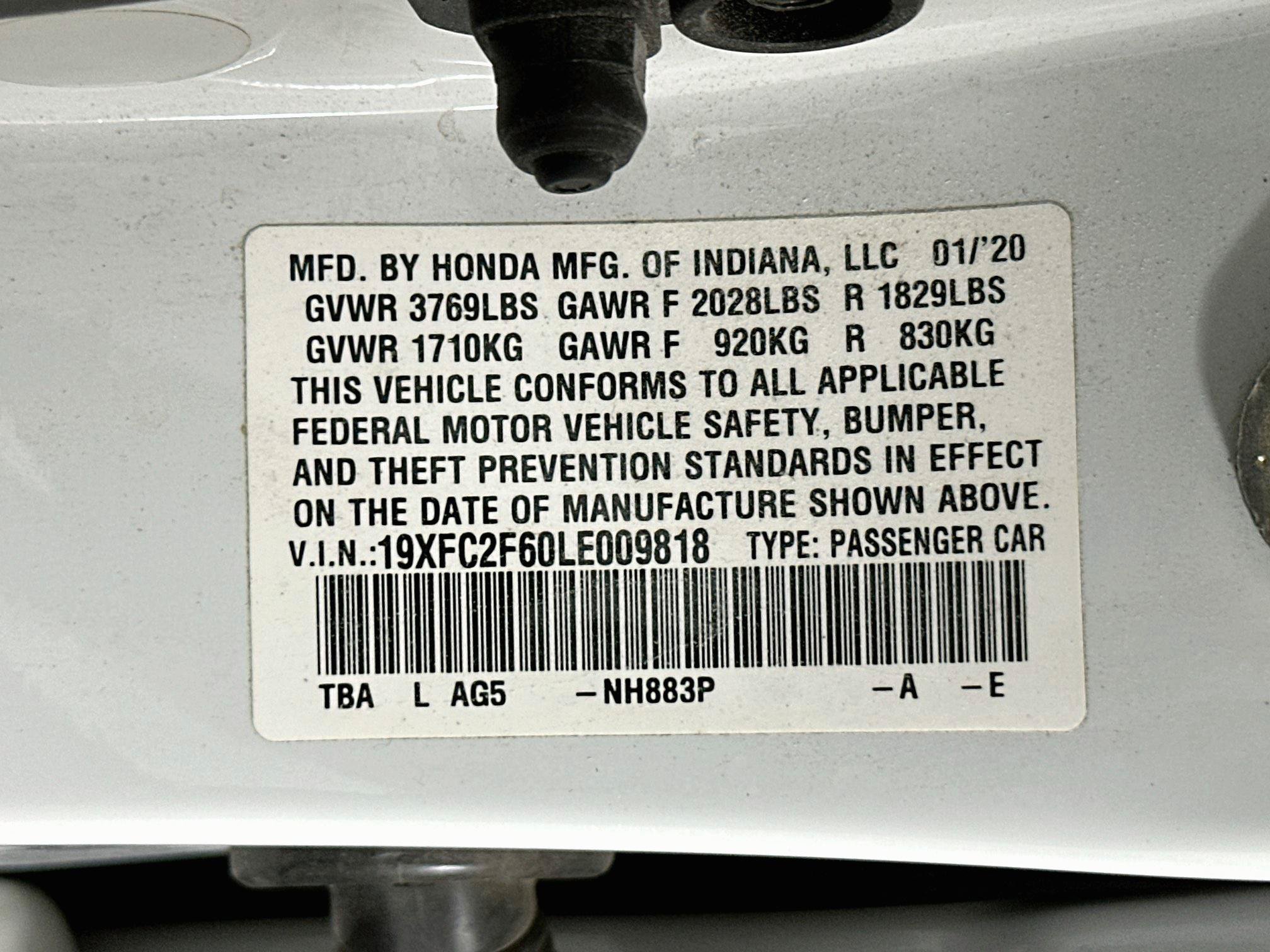 Used 2020 Honda Civic LX image 12