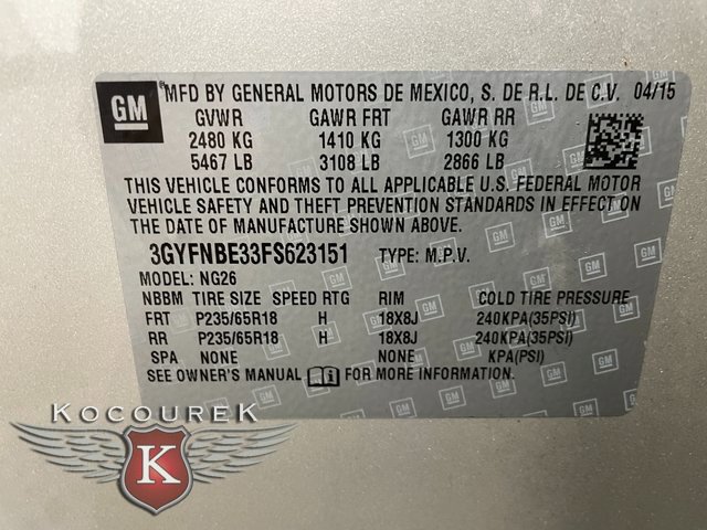 Used 2015 Cadillac SRX Luxury w/ Driver Awareness Package image 27