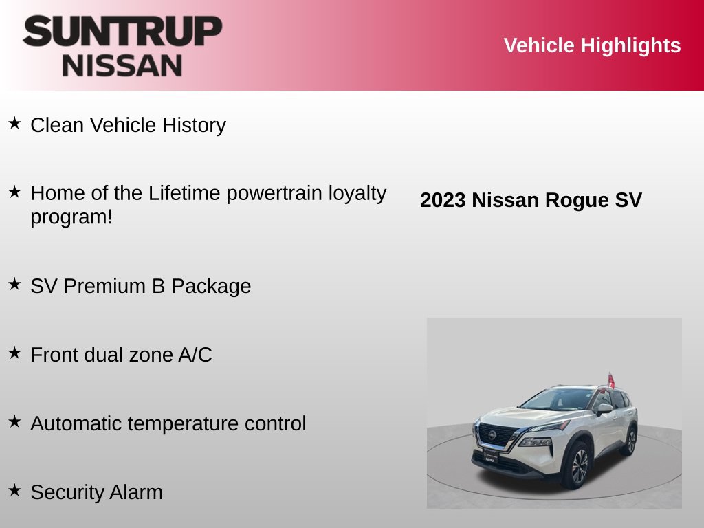 Used 2023 Nissan Rogue SV w/ SV Premium B Package AWD/4WD image 8