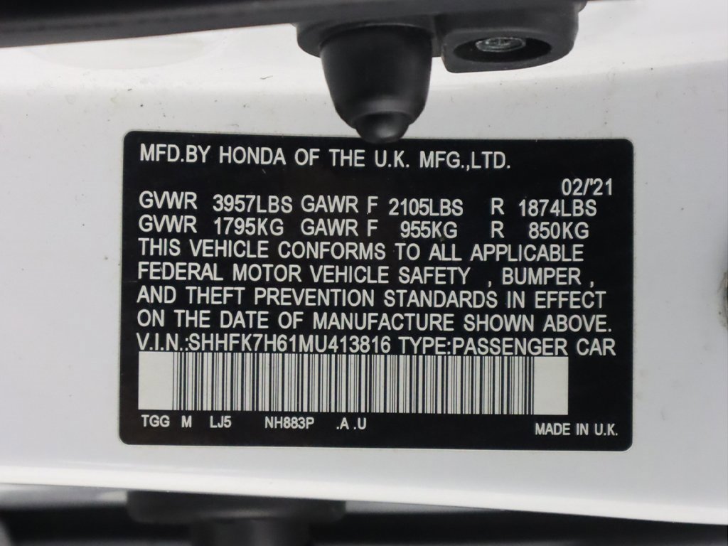 Used 2021 Honda Civic EX image 53