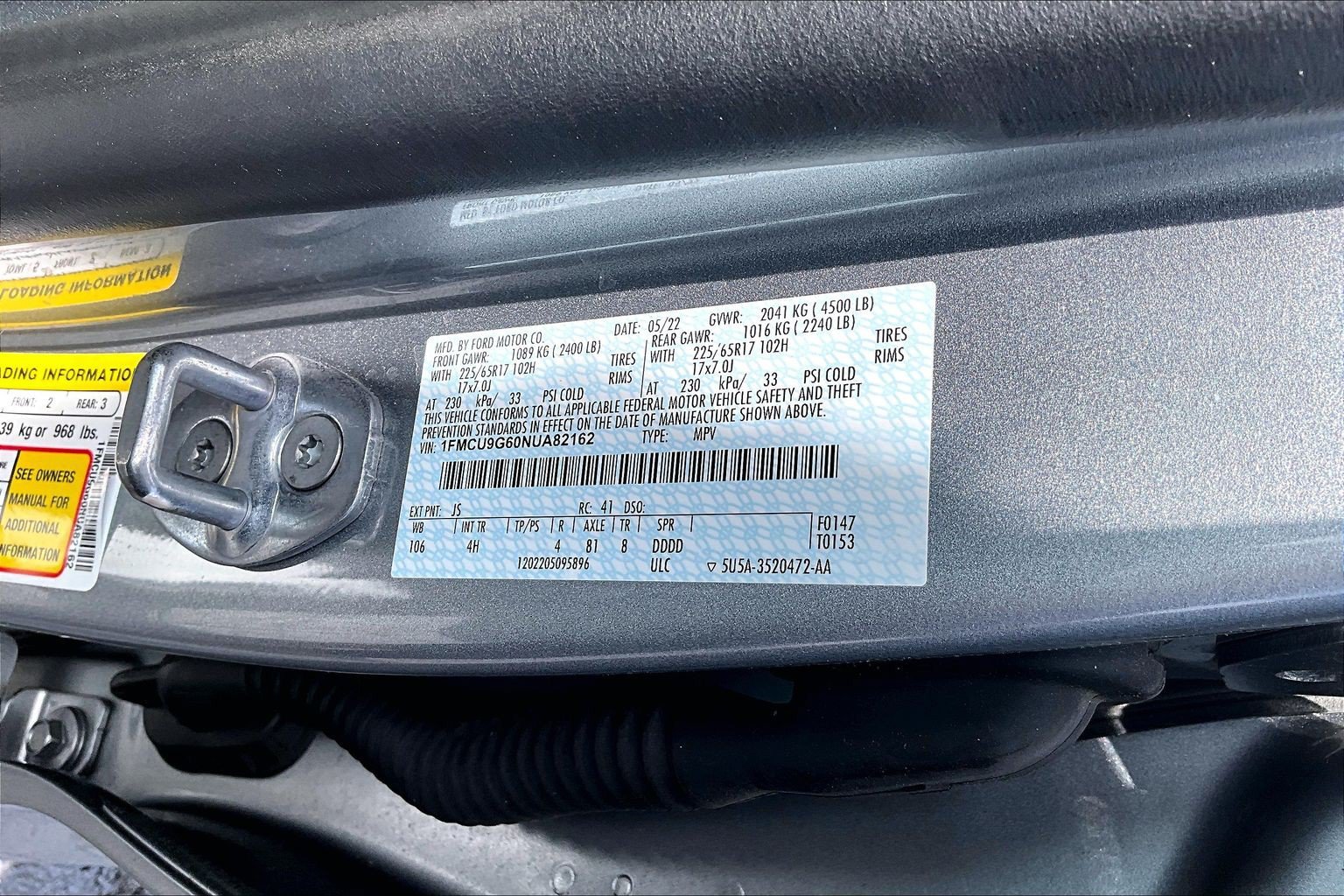 Used 2022 Ford Escape SE w/ Convenience Package AWD/4WD image 35
