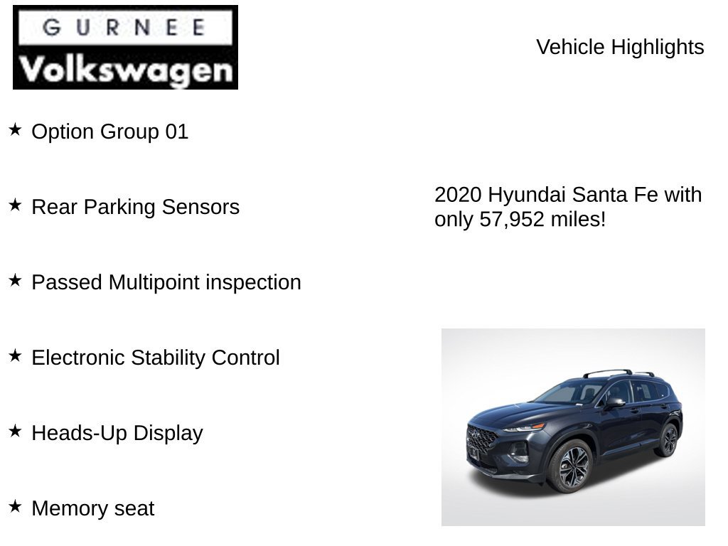 Used 2020 Hyundai Santa Fe Limited AWD/4WD image 7