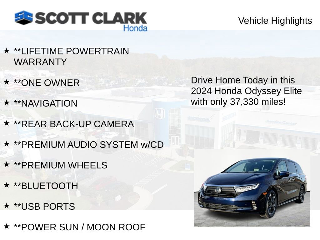 Used 2024 Honda Odyssey Elite image 11