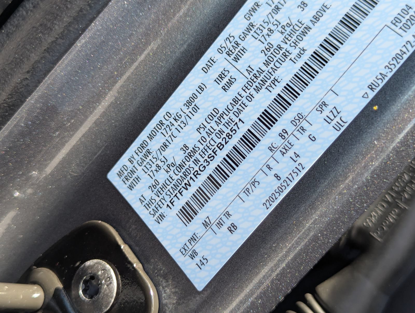 Certified 2025 Ford F150 Raptor AWD/4WD image 43
