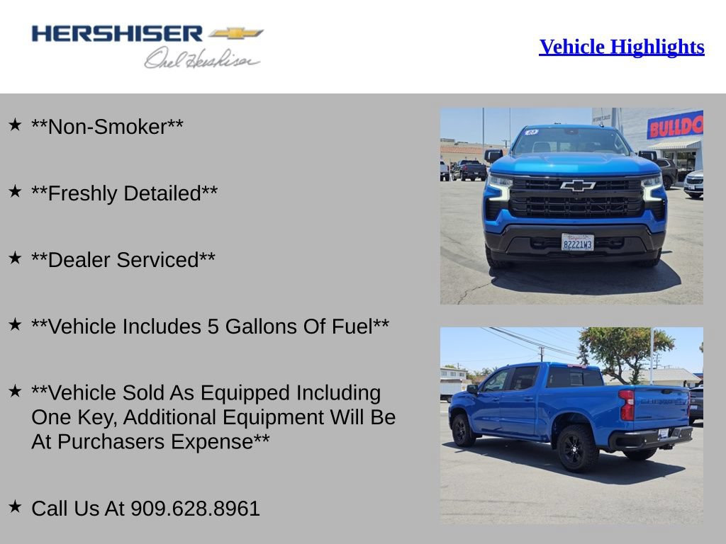 Used 2023 Chevrolet Silverado 1500 LT w/ Safety Package RWD image 2