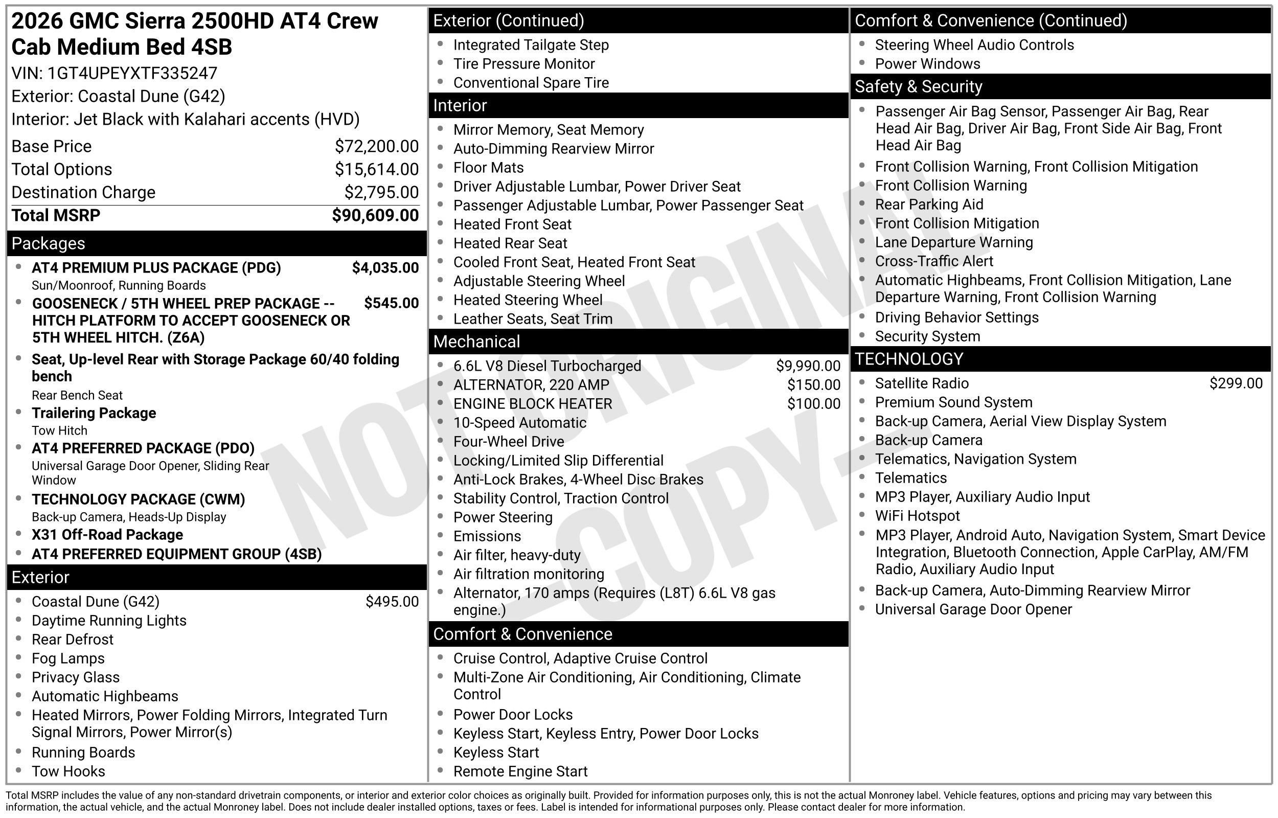 New 2026 GMC Sierra 2500 AT4 w/ AT4 Premium Plus Package AWD/4WD video 3