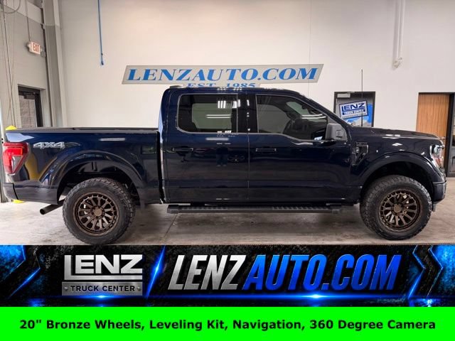 Used 2024 Ford F150 XLT w/ XLT Black Appearance Package AWD/4WD 360° Tour