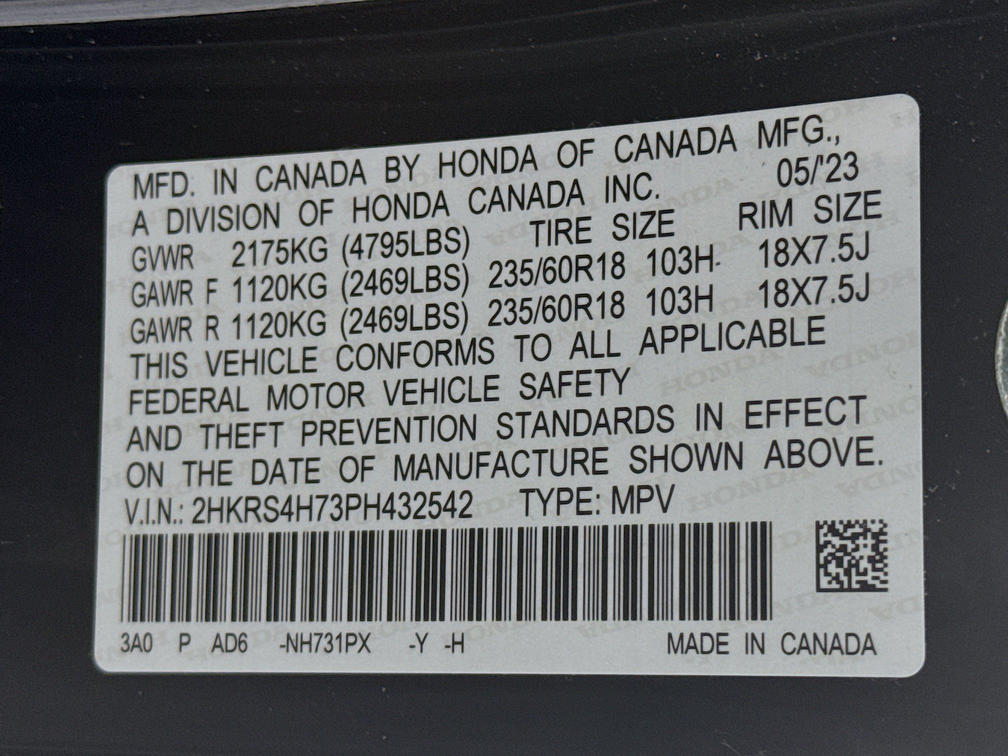 Certified 2023 Honda CR-V EX-L image 31