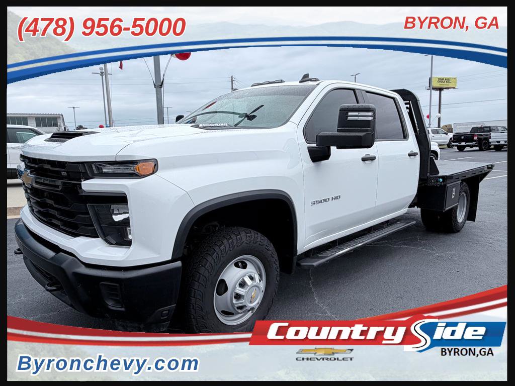 Used 2024 Chevrolet Silverado 3500 W/T w/ Snow Plow Prep Package AWD/4WD video 1