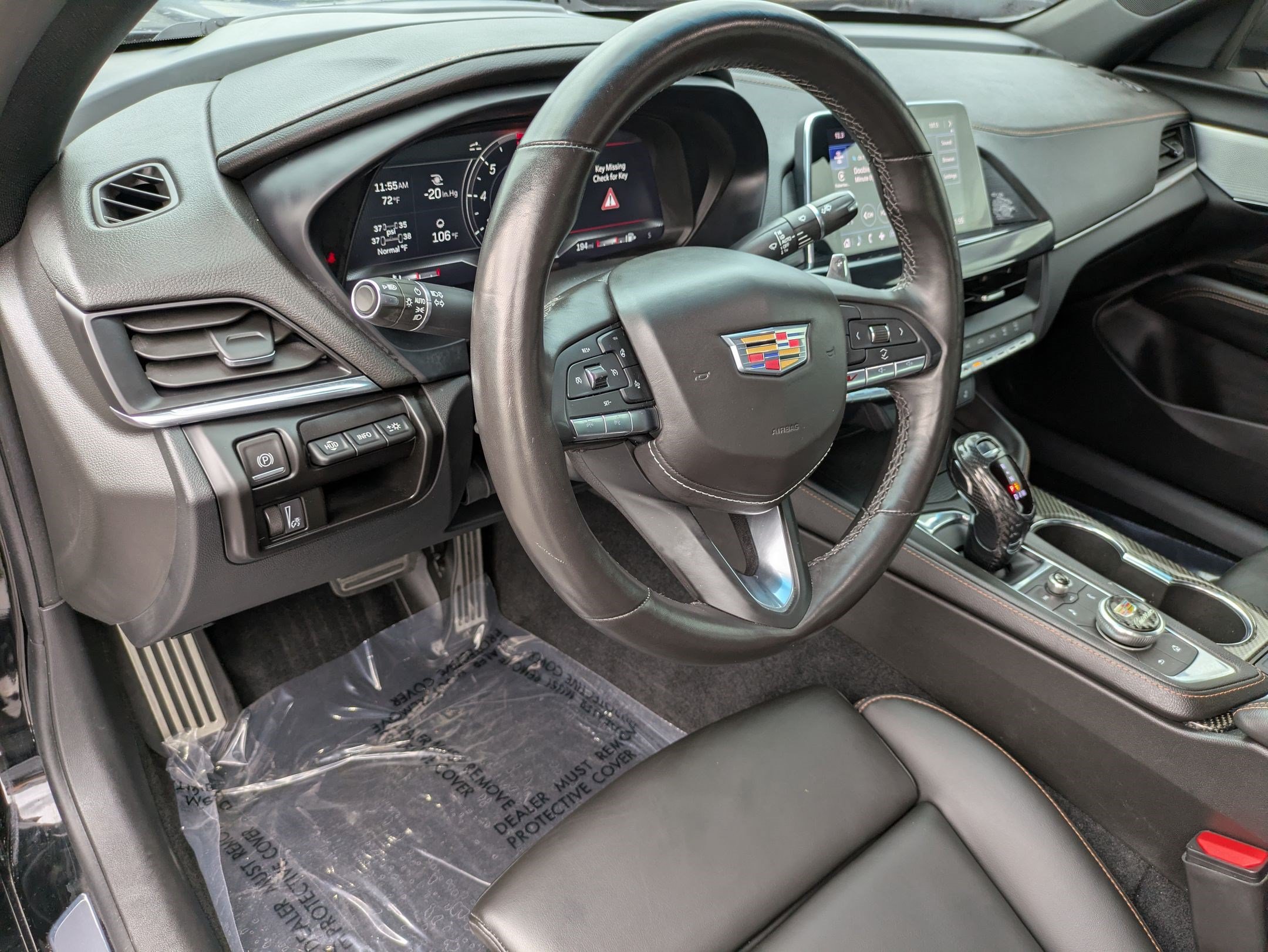 Used 2024 Cadillac CT4 V w/ LPO, ONYX Package AWD/4WD image 14