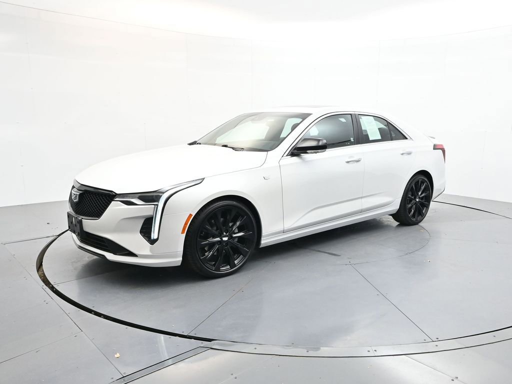 Used 2024 Cadillac CT4 Luxury w/ LPO, ONYX Package RWD image 1
