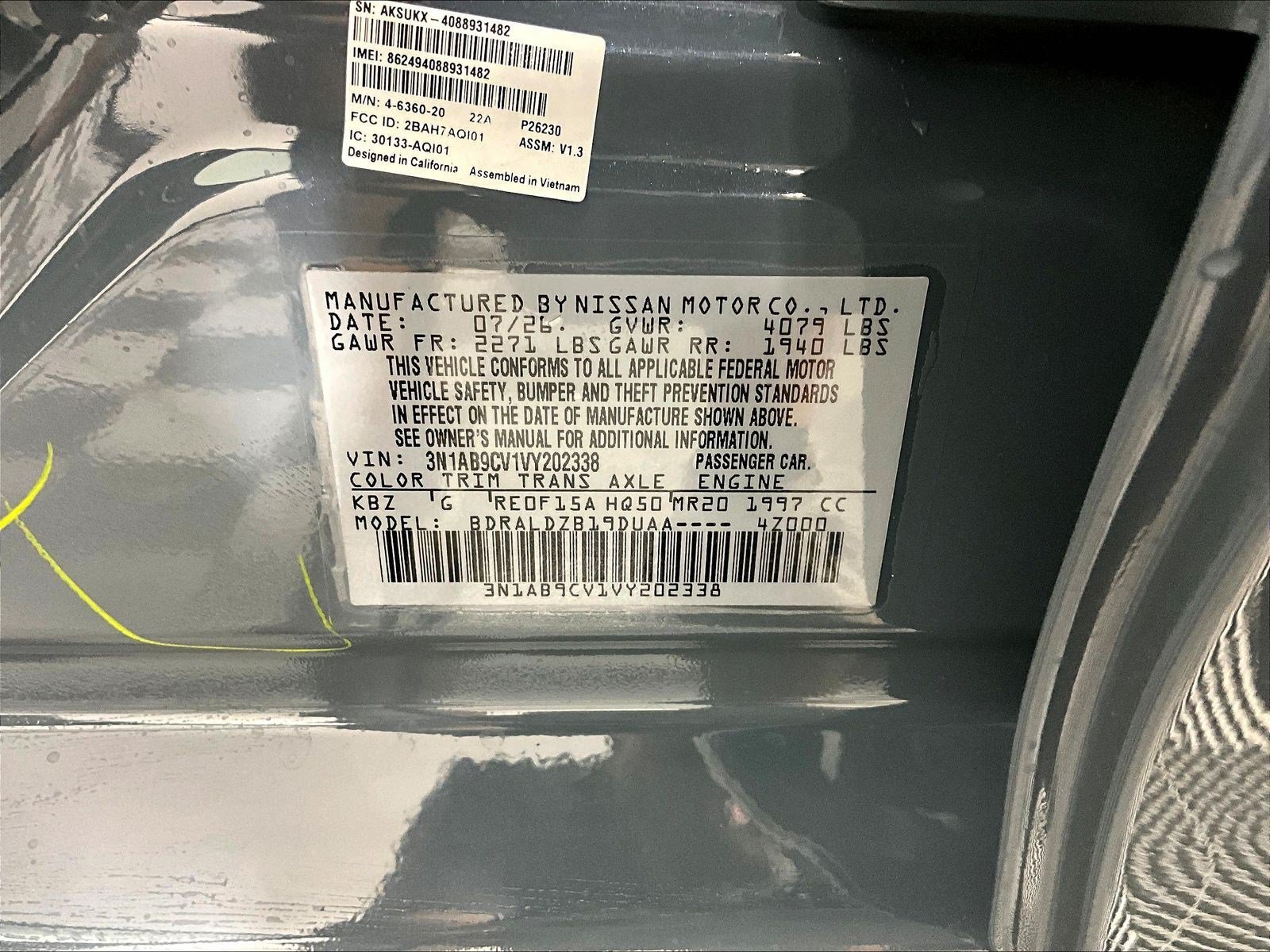 New 2027 Nissan Sentra SV w/ Floor Mat Package FWD image 19