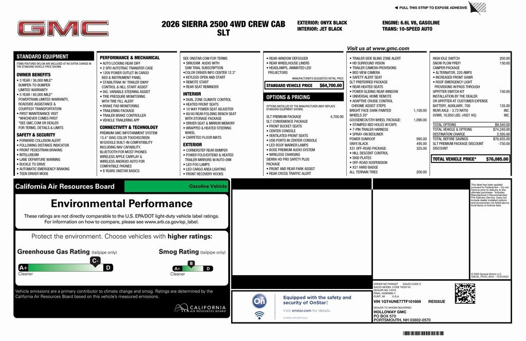 New 2026 GMC Sierra 2500 SLT w/ SLT Premium Package image 4