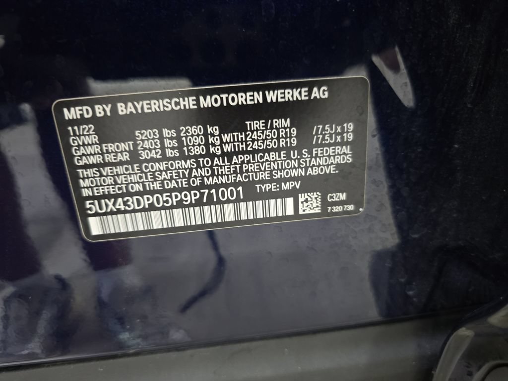 Certified 2023 BMW X3 sDrive30i w/ Convenience Package RWD image 34