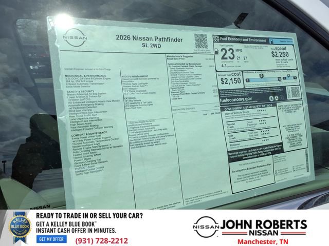 New 2026 Nissan Pathfinder SL image 20