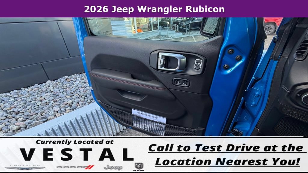 New 2026 Jeep Wrangler Unlimited Rubicon w/ Whitecap Package AWD/4WD image 45