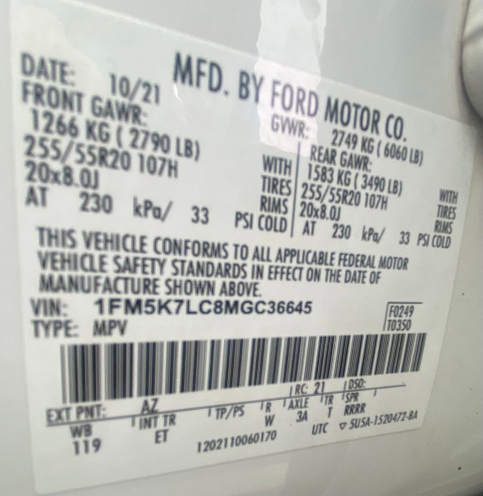 Certified 2021 Ford Explorer King Ranch image 33