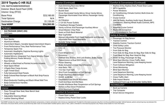 Used 2019 Toyota C-HR XLE image 12