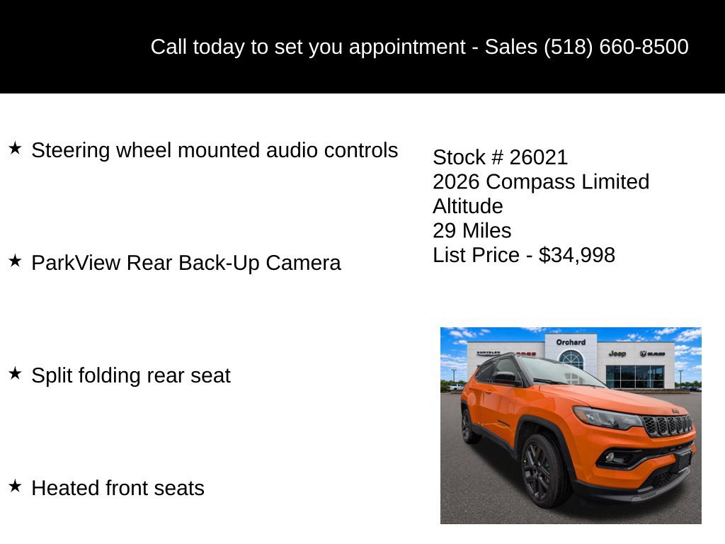 New 2026 Jeep Compass Limited AWD/4WD image 5