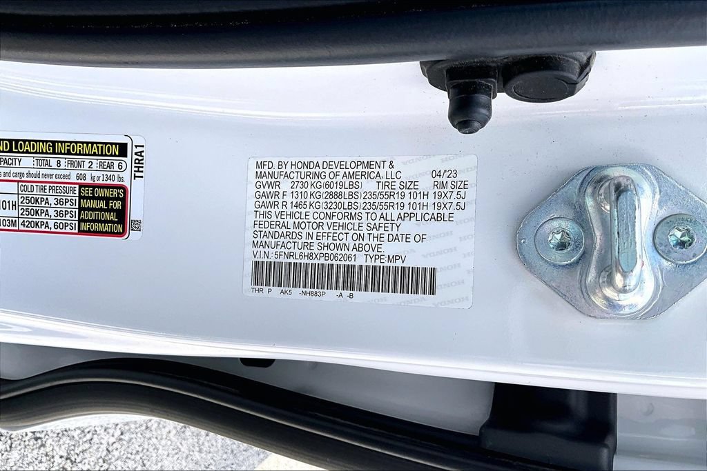 Used 2023 Honda Odyssey Touring image 44