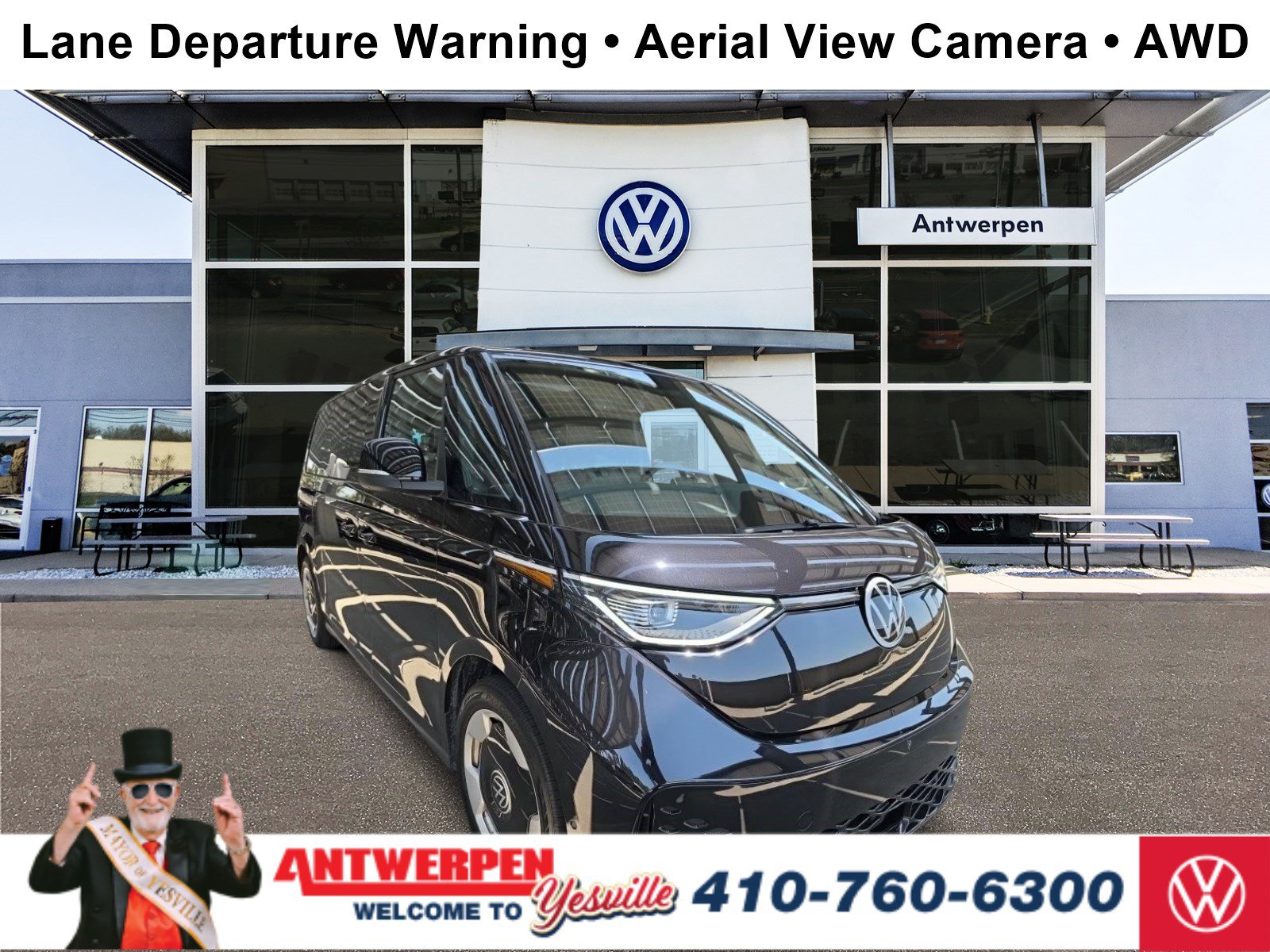Used 2025 Volkswagen ID. Buzz Pro S Plus AWD/4WD image 1
