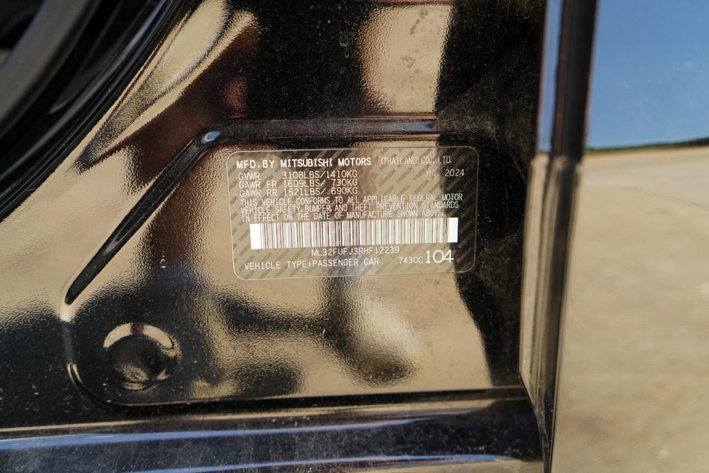 Used 2024 Mitsubishi Mirage G4 ES FWD image 37