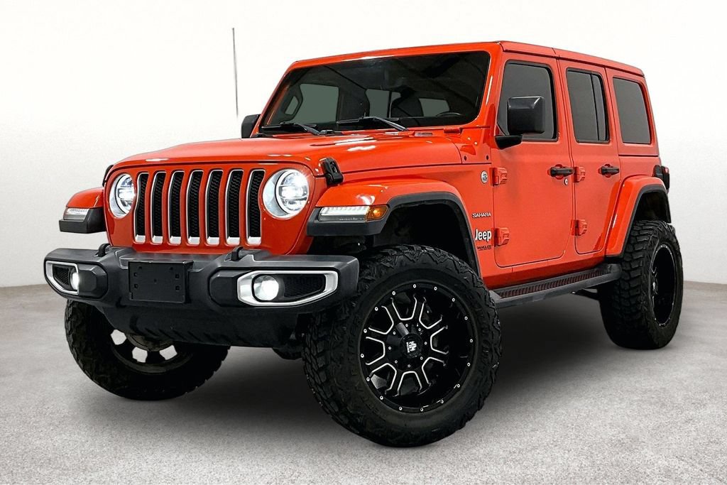 Used 2020 Jeep Wrangler Unlimited Sahara w/ Uconnect 4C Nav & Sound Group AWD/4WD image 14