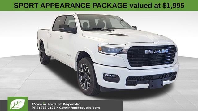 Used 2025 RAM 1500 Laramie w/ Sport Appearance Package image 1