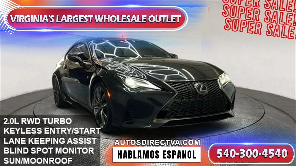 Used 2019 Lexus RC 300 F Sport w/ Accessory Package